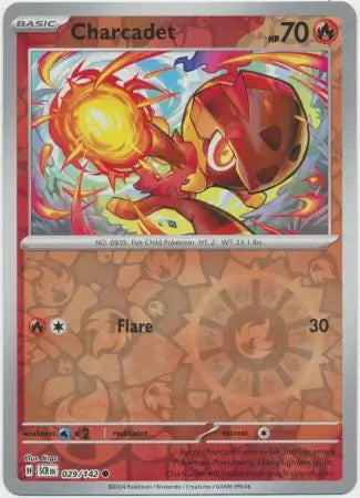 Stellar Crown Charcadet #29/142 reverse holo